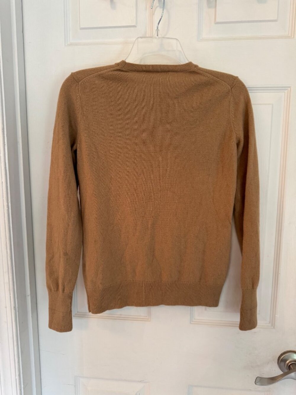 Everlane Brown 100% Cashmere Long Sleeve Crewneck Sweater Women's Small - Picture 6 of 6
